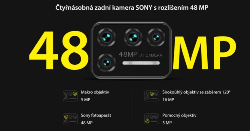 UMIDIGI BISON Plus zadní čtyřnásobná kamera